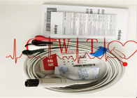 6 دبوس 5 / أسلاك الرصاص ECG الرصاص ، ملحقات جهاز إزالة رجفان القلب من نوع الزر EA6151B
