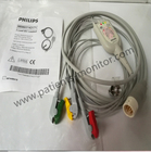 الملحقات Philip 12 pin 5 Clip Lead Europe Standard 989803143191 تعمل بشكل جيد الأجهزة الطبية معدات المستشفيات