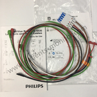 philip CBL قابلة لإعادة الاستخدام ECG Leadwires 5 Leadset Snap AAMI ICU M1644A 989803144991